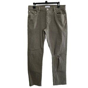 Ann Taylor Loft Women’s Green Boyfriend Stretchy Jeans Size 28/6